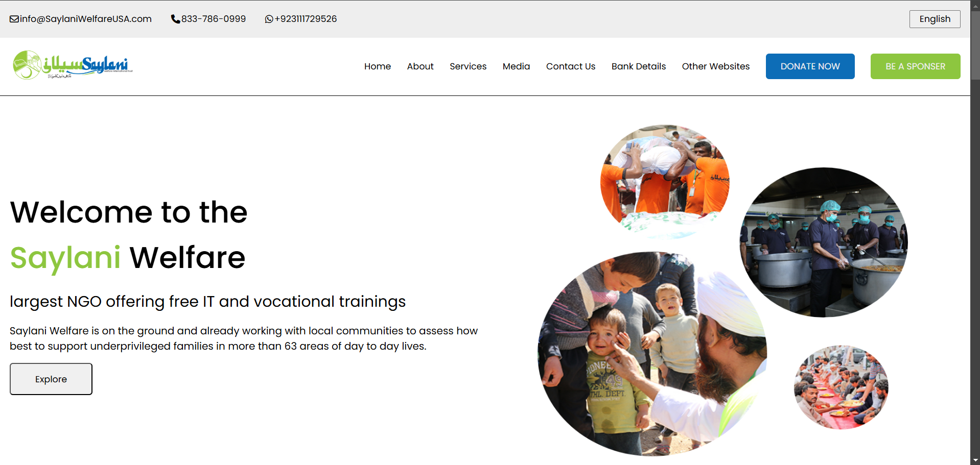 Saylani Website Clone